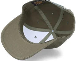 Medium Structured Curved Olive Adjustable - Yupoong