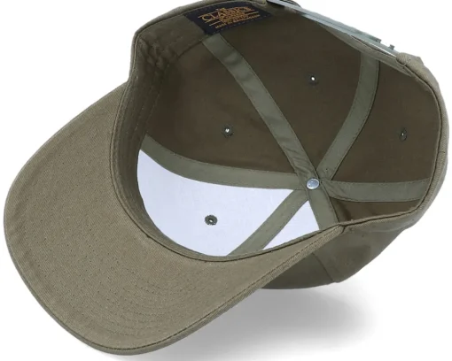 Medium Structured Curved Olive Adjustable - Yupoong