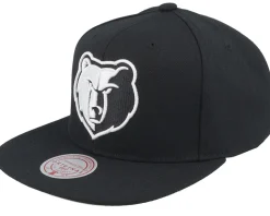 Memphis Grizzlies Evergreen Black/White Snapback - Mitchell & Ness