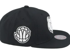 Memphis Grizzlies Evergreen Black/White Snapback - Mitchell & Ness