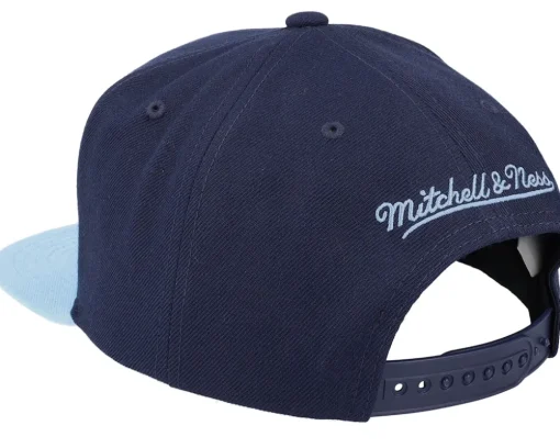 Memphis Grizzlies Team 2 Tone 2.0 Navy/Light Blue Snapback - Mitchell & Ness