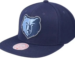 Memphis Grizzlies Team Ground 2.0 Blue Snapback - Mitchell & Ness