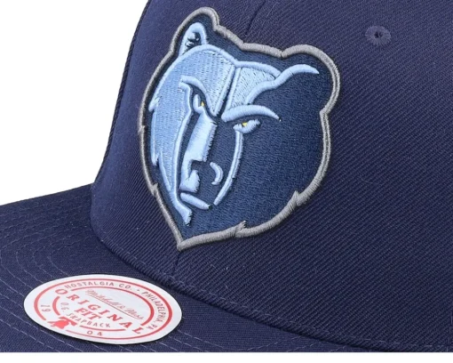 Memphis Grizzlies Team Ground 2.0 Blue Snapback - Mitchell & Ness