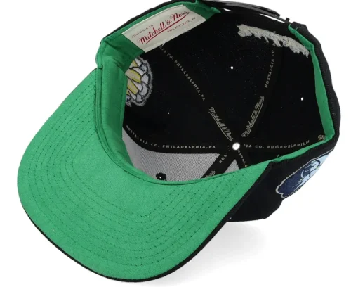 Memphis Grizzlies Triple Play Black Snapback - Mitchell & Ness