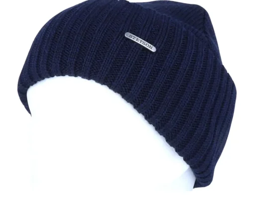 Merino Wool Dark Blue Cuff - Stetson