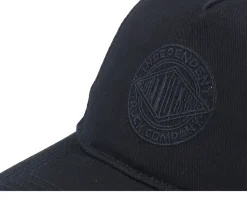 Meshback Clipper Black A-Frame Trucker - Independent