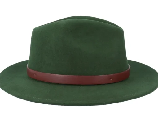 Messer Moss Green Fedora - Brixton