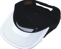 Metallic Visor Black/Silver Snapback - Yupoong