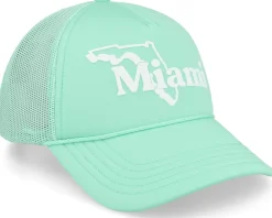 Miami Foamy Valin Seafoam Trucker - American Needle