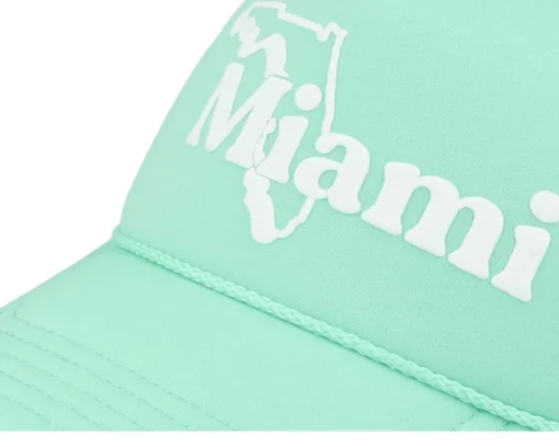 Miami Foamy Valin Seafoam Trucker - American Needle