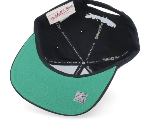Miami Heat Conference Patch Black Snapback - Mitchell & Ness