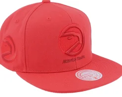 Miami Heat Monochromatic Red Snapback - Mitchell & Ness