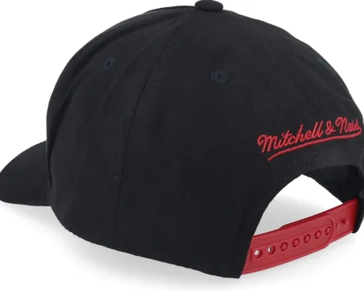Miami Heat Shady Suede Pro Black A-frame Adjustable - Mitchell & Ness