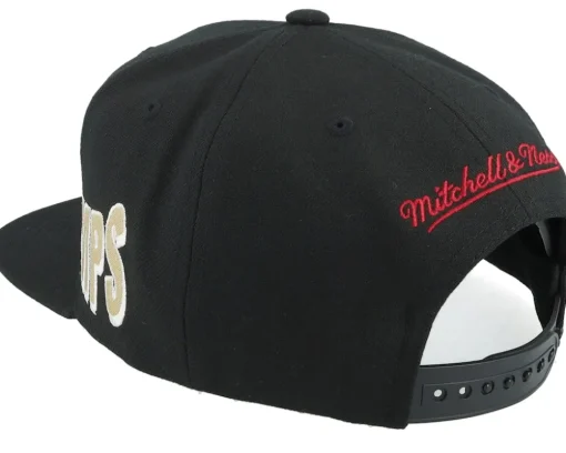 Miami Heat World Champs Black Snapback - Mitchell & Ness