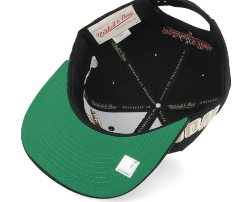 Miami Heat World Champs Black Snapback - Mitchell & Ness