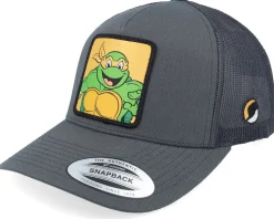 Michelangelo Box Grey/Black A-Frame Trucker - TMNT