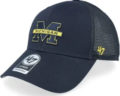 Michigan Wolverines Branson 47 Mvp Cap Navy Trucker - 47 Brand