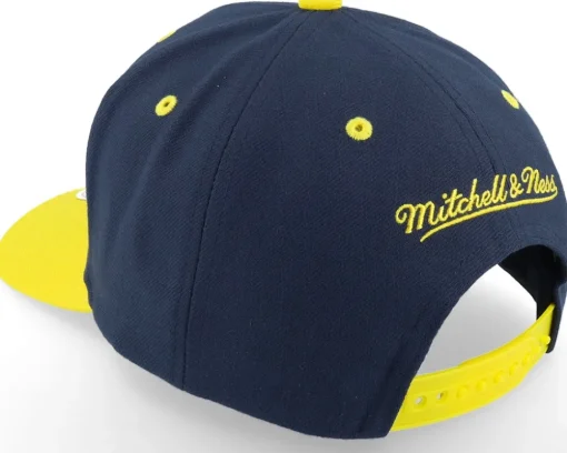 Michigan Wolverines Gpa Navy/White Adjustable - Mitchell & Ness