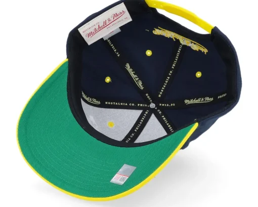 Michigan Wolverines Gpa Navy/White Adjustable - Mitchell & Ness