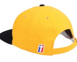 Michigan Wolverines Michigan Oval College Vintage Yellow/Black Snapback - Twins Enterprise
