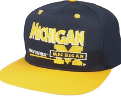 Michigan Wolverines Michigan Wolverines Classic College Vintage Black/Yellow Snapback - Twins Enterprise