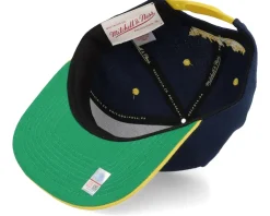 Michigan Wolverines Monument Blue Snapback - Mitchell & Ness