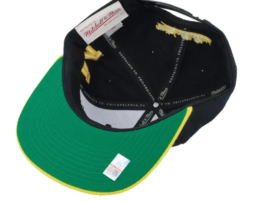Michigan Wolverines Team Script 2.0 Black Snapback - Mitchell & Ness