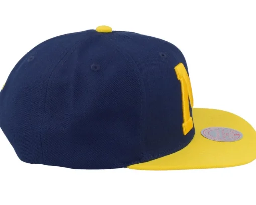 Michigan Wolverines Team 2 Tone 2.0 Navy/Yellow Snapback - Mitchell & Ness