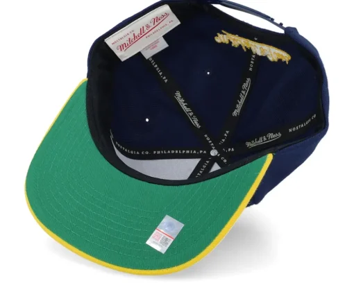 Michigan Wolverines Team 2 Tone 2.0 Navy/Yellow Snapback - Mitchell & Ness
