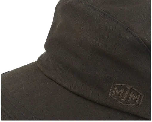 Miko 10220 32 Waxed Cotton Brown Earflap - MJM Hats
