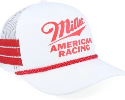 Miller High Life Talladega White A-Frame Trucker - American Needle