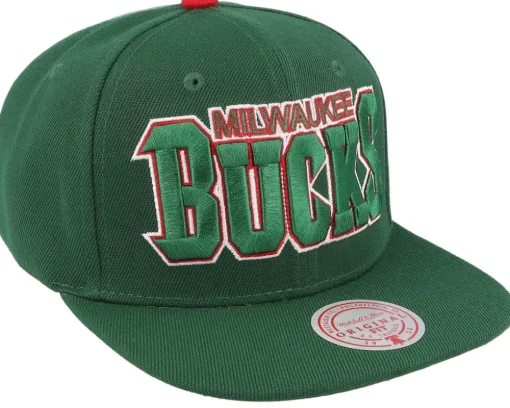 Milwaukee Bucks 13 Draft Hwc Green Snapback - Mitchell & Ness