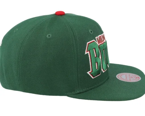 Milwaukee Bucks 13 Draft Hwc Green Snapback - Mitchell & Ness