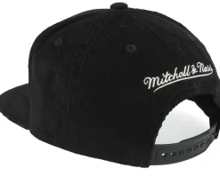 Milwaukee Bucks Black Cord Hwc Black Snapback - Mitchell & Ness