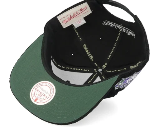 Milwaukee Bucks Black Cord Hwc Black Snapback - Mitchell & Ness