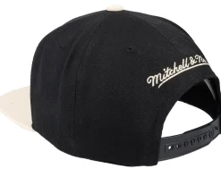 Milwaukee Bucks Core Basics Black/tan Snapback - Mitchell & Ness