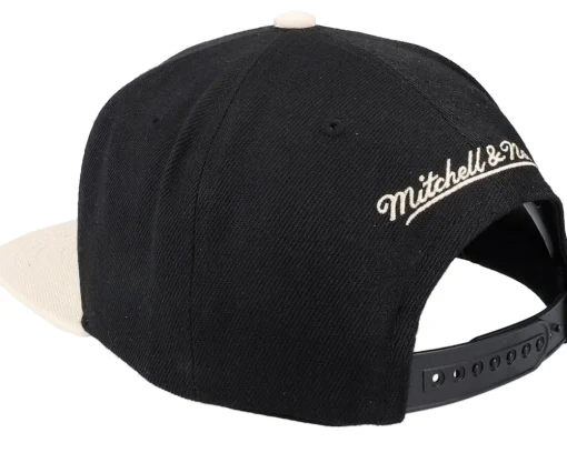 Milwaukee Bucks Core Basics Black/tan Snapback - Mitchell & Ness