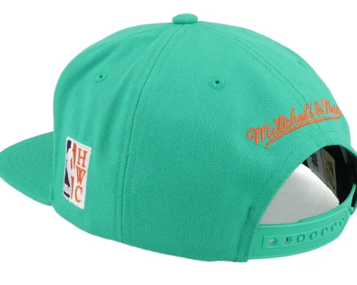 Milwaukee Bucks Desert Green Teal Snapback - Mitchell & Ness