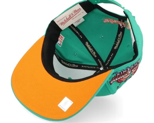 Milwaukee Bucks Desert Green Teal Snapback - Mitchell & Ness