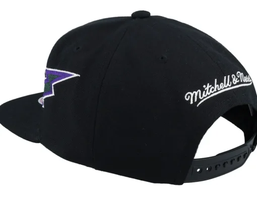 Milwaukee Bucks Double Trouble Black Snapback - Mitchell & Ness
