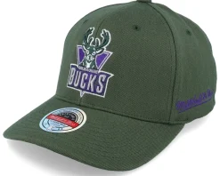 Milwaukee Bucks Dropback Solid Dark Green Adjustable - Mitchell & Ness