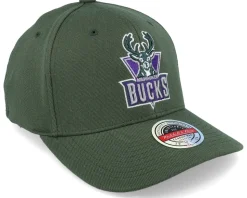 Milwaukee Bucks Dropback Solid Dark Green Adjustable - Mitchell & Ness