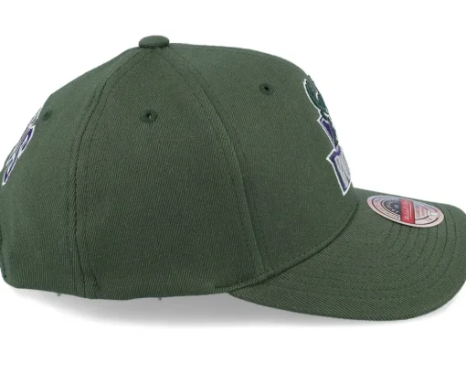 Milwaukee Bucks Dropback Solid Dark Green Adjustable - Mitchell & Ness