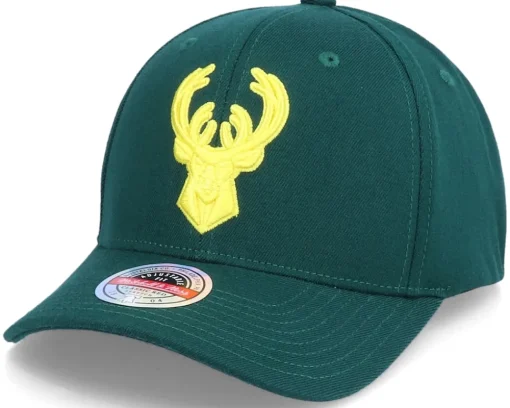 Milwaukee Bucks Green Dream Dark Green Adjustable - Mitchell & Ness