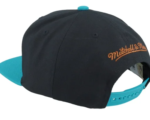 Milwaukee Bucks Make Cents Black/Teal Snapback - Mitchell & Ness