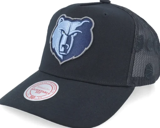 Milwaukee Bucks Monogram Black A-frame Trucker - Mitchell & Ness