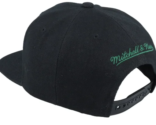 Milwaukee Bucks Side Jam Black Snapback - Mitchell & Ness