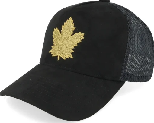 Milwaukee Bucks Suede Black Trucker - Mitchell & Ness