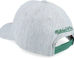 Milwaukee Bucks Team Heather Grey Adjustable - Mitchell & Ness