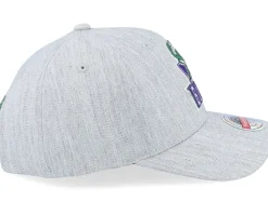 Milwaukee Bucks Team Heather Grey Adjustable - Mitchell & Ness